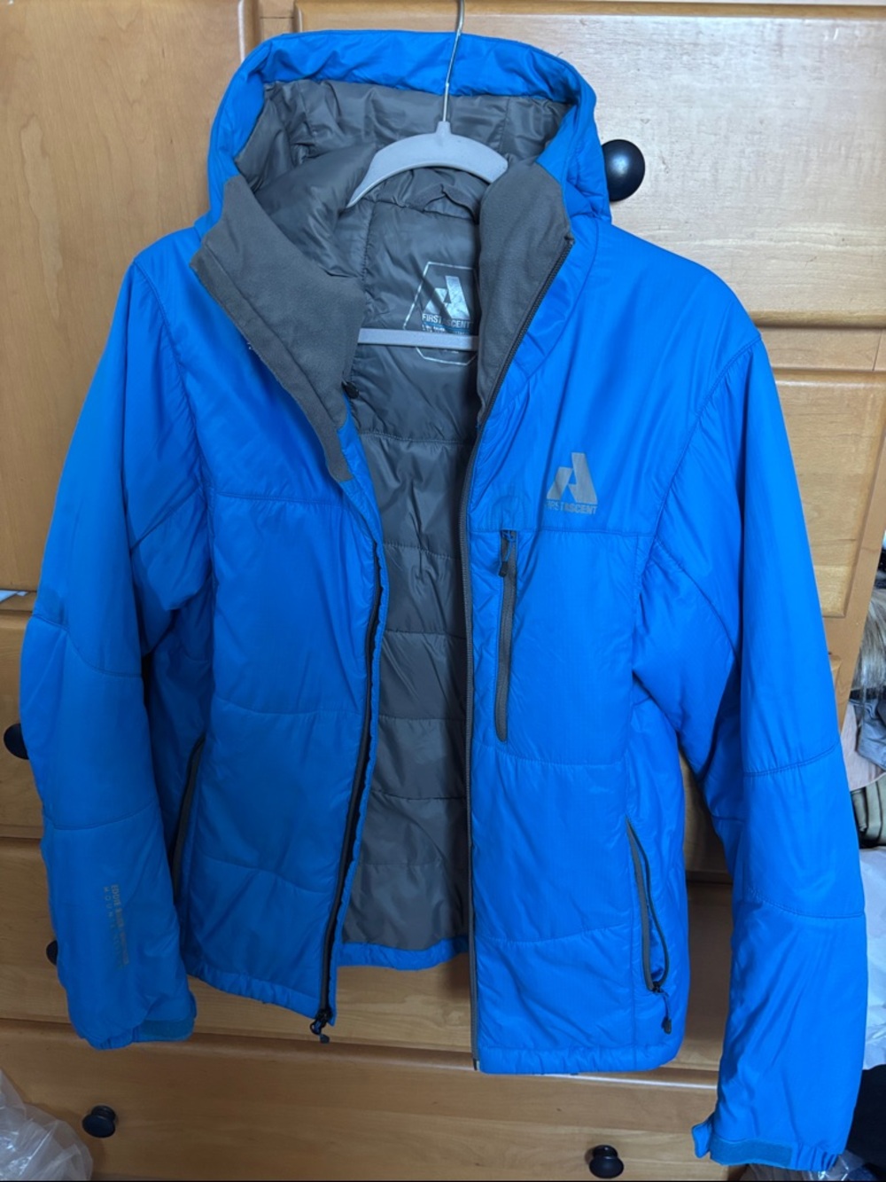 Eddie Bauer Blue Ski & Snowboard Jacket with Gray Liner